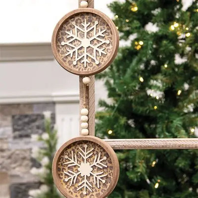 Leopard Snowflake Ornament