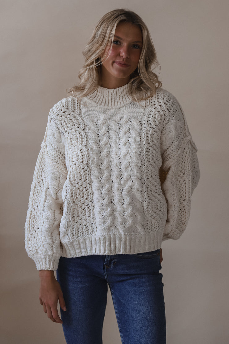 Burnt Oatmilk Sweater