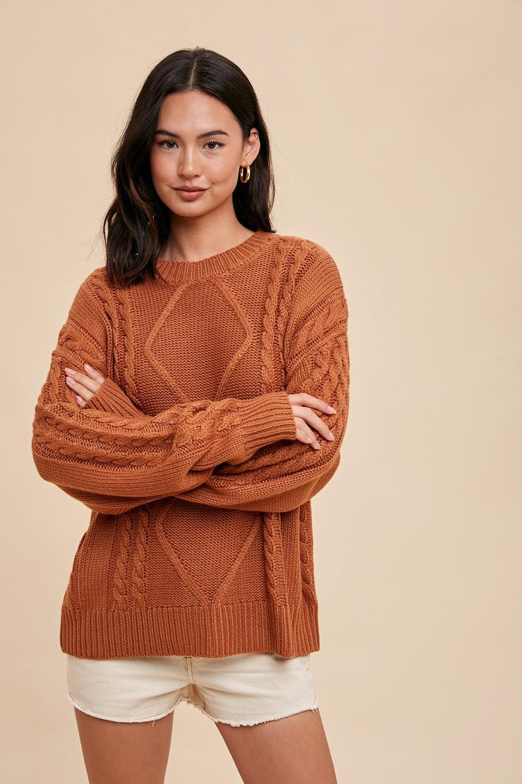 Bryce Camel Sweater