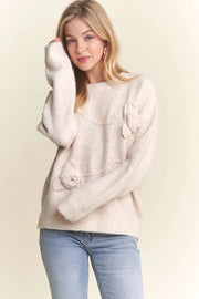 Ivory Rose Sweater