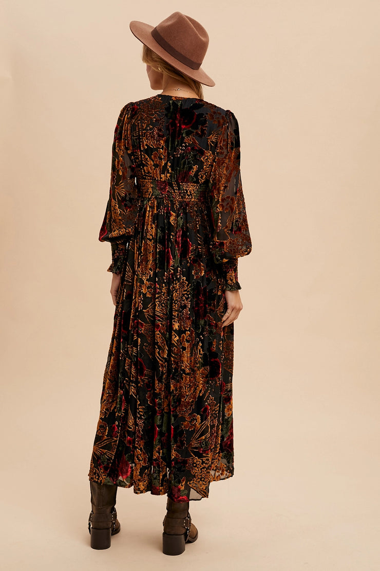 Stevie Velvet Maxi Dress