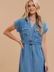 Chelsea Chambray Dress