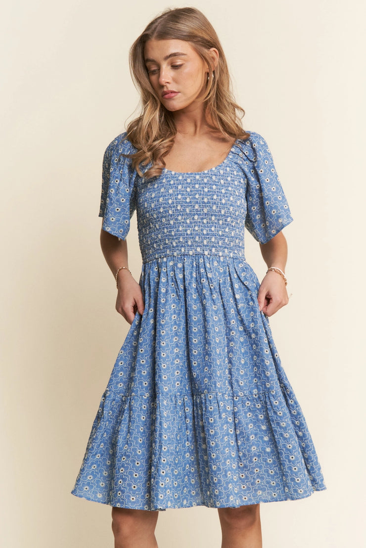 Denim Daisy Dress