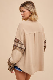 Emma Cream Plaid Shacket