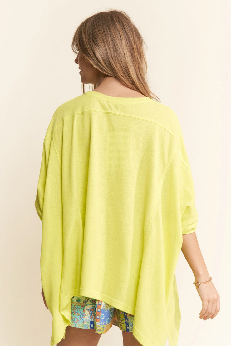 Lime Wedge Oversized Tee