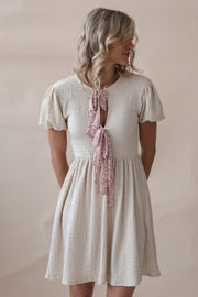 Nana Leopard Bow Dress