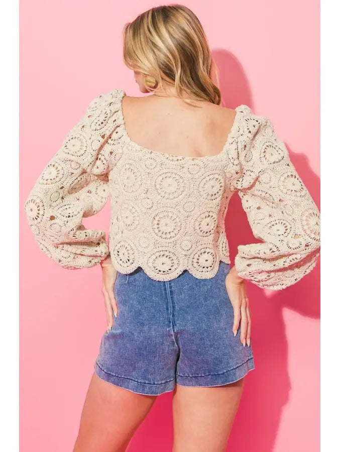 Calla Crochet Blouse