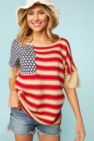 Star & Stripes Sweater