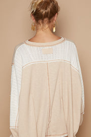 Almond Oversized Blouse