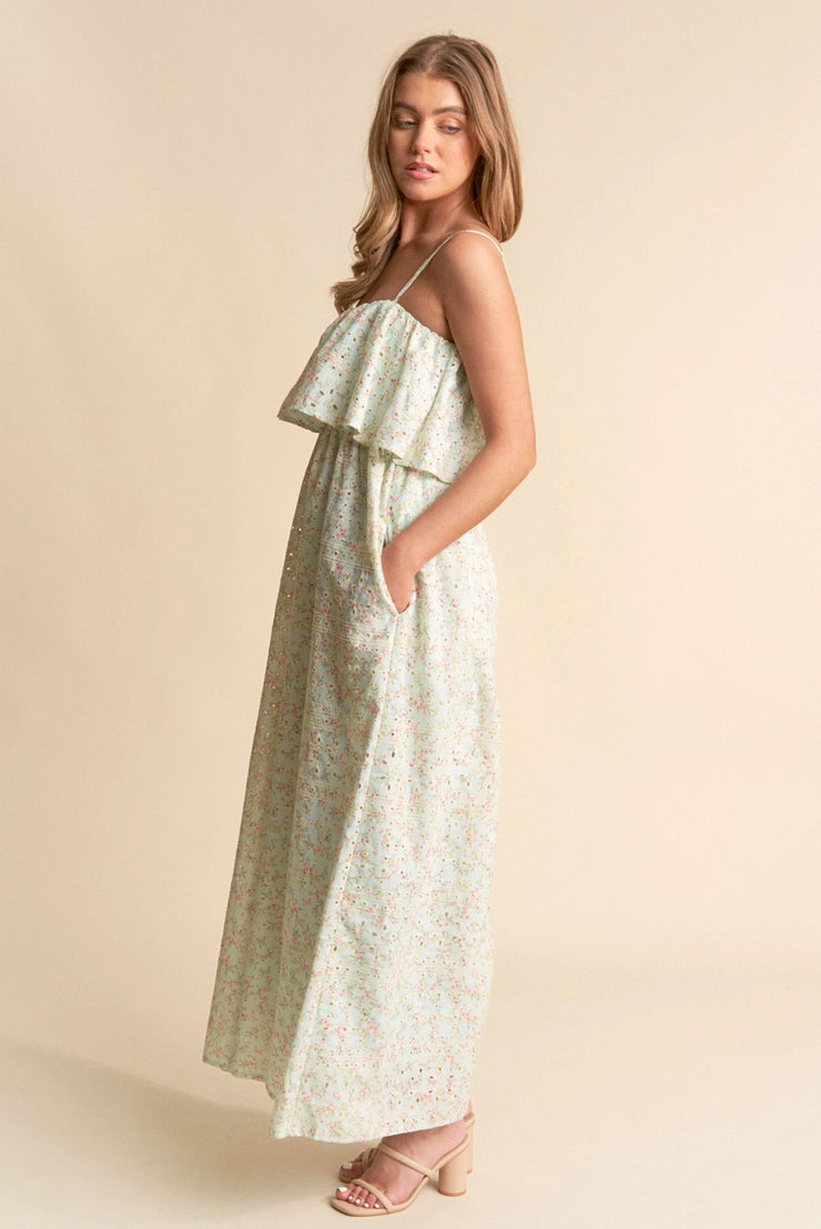 Eyelet Jumpsuit