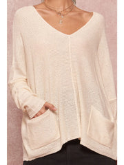 Ollie Cream Oversized Sweater