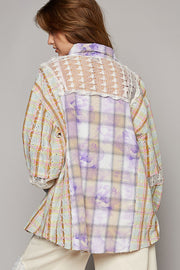 Lilac Mixed Plaid