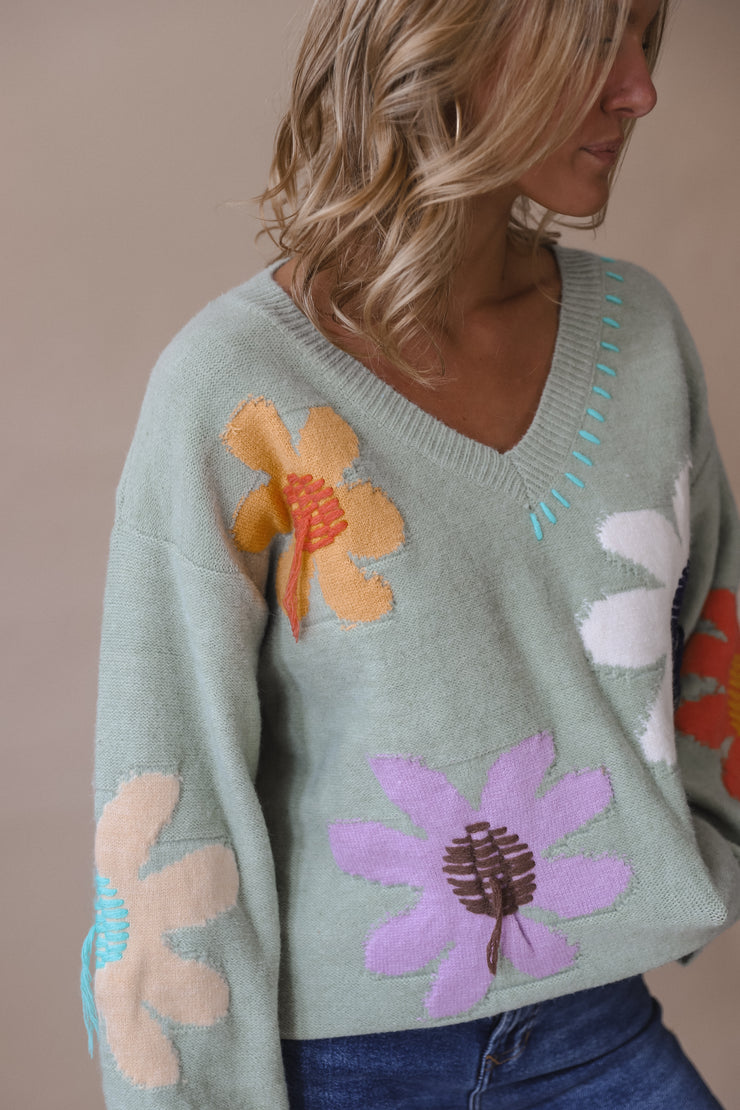 Counting Daisies Sweater