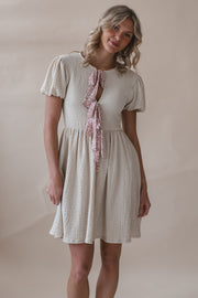Nana Leopard Bow Dress