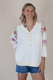 Mixed Slub Henley