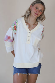 Mixed Slub Henley