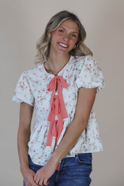 Evelyn Tie Blouse
