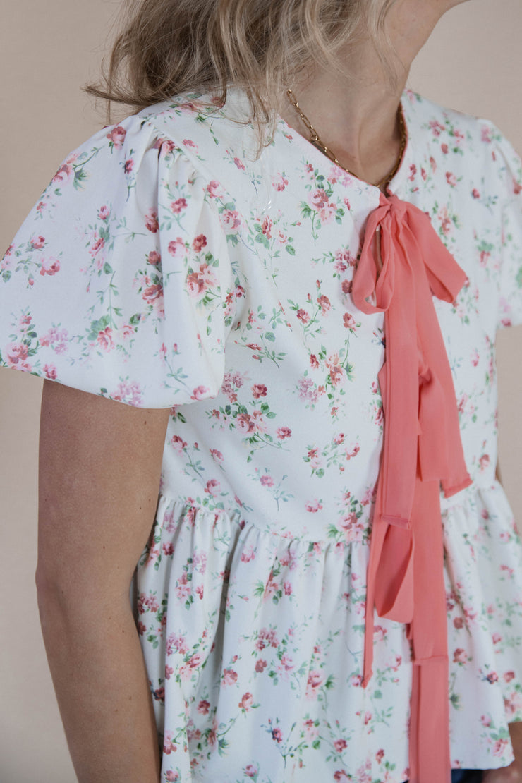 Evelyn Tie Blouse