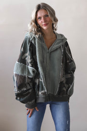 Ranger Camo Sweatshirt Jacket