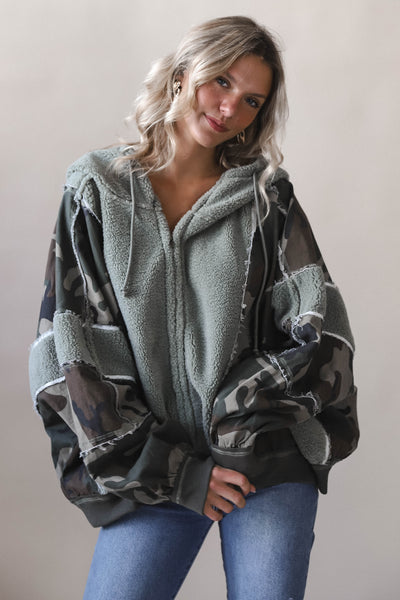 Ranger Camo Sweatshirt Jacket