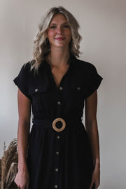 Black Dreams Midi Dress