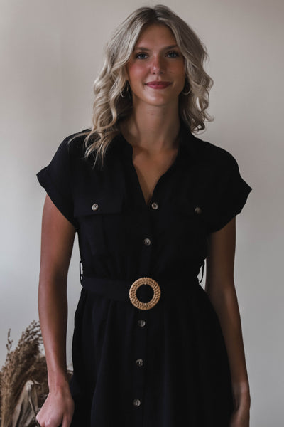 Black Dreams Midi Dress