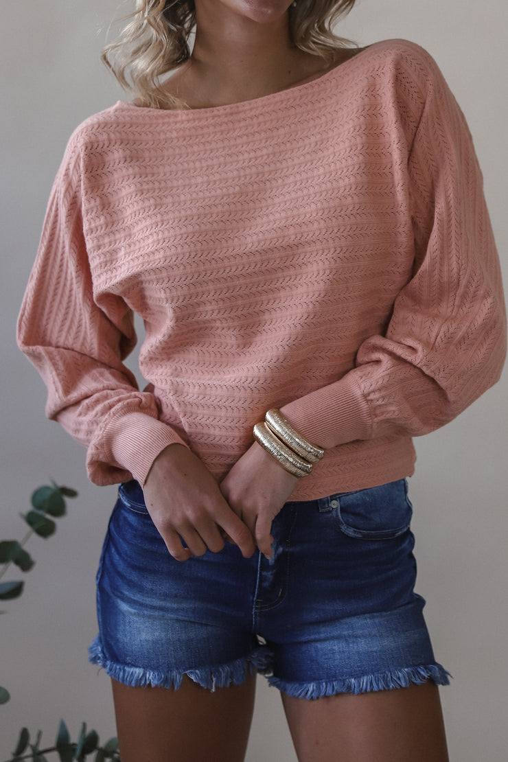 Salmon Stacey Sweater