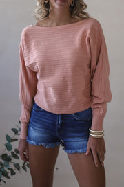 Salmon Stacey Sweater