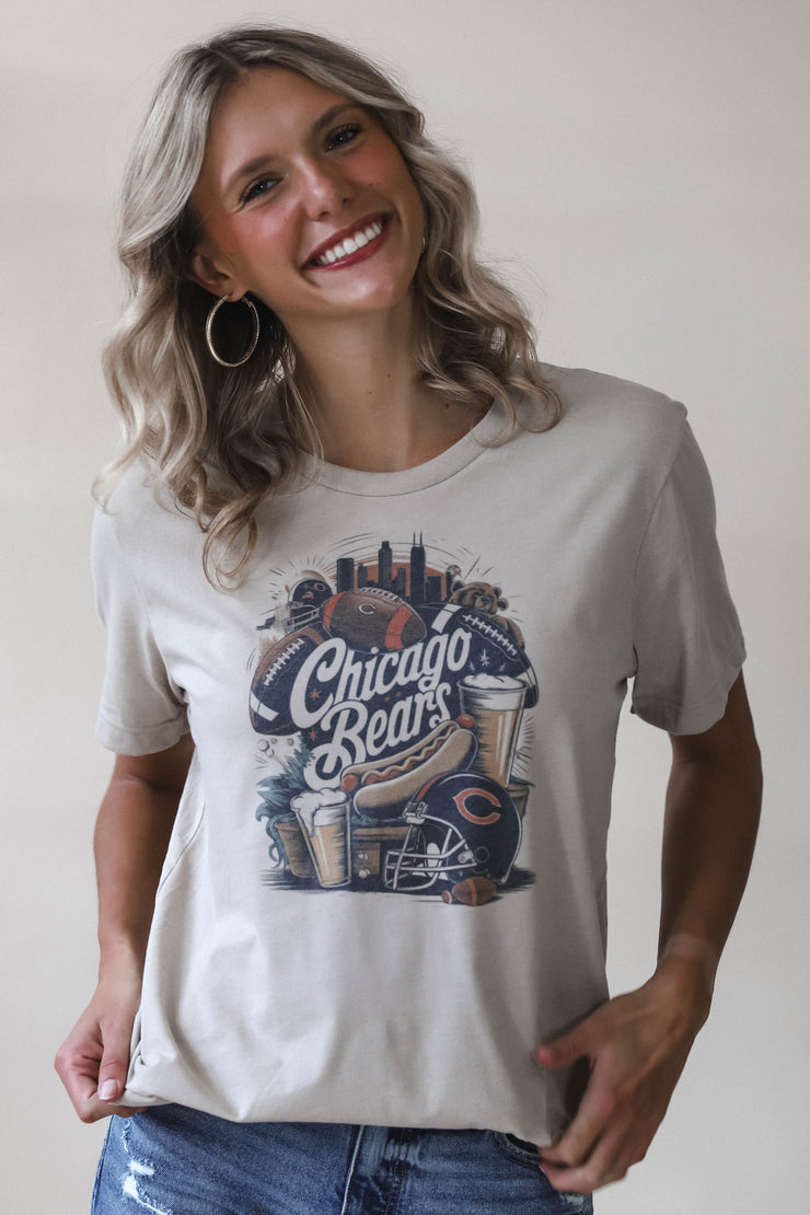 Vintage Tan  Bears Graphic Tee