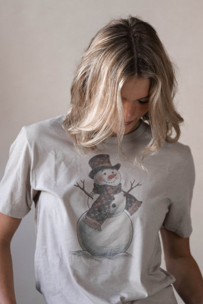 LV Snowman Tee