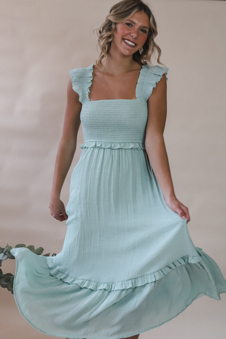 Dusty Sage Beverly Dress