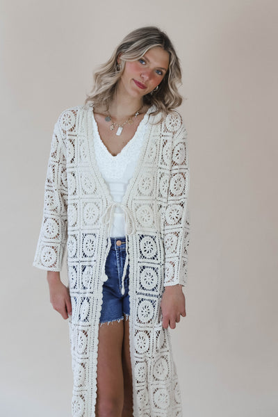Crochet Maxi Cardi