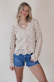 Aspen Cochet Mini Cardigan