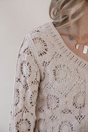 Aspen Cochet Mini Cardigan