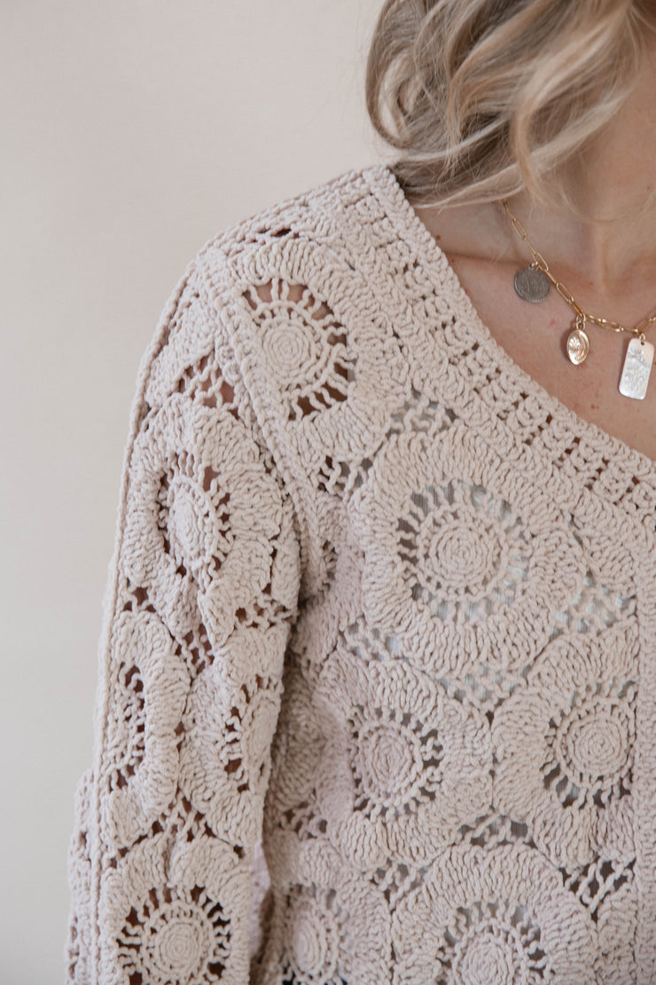 Aspen Cochet Mini Cardigan
