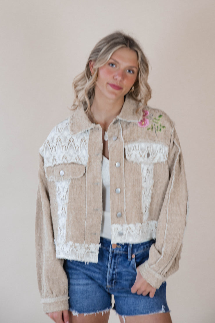 Sandy Beach Mixed Jacket