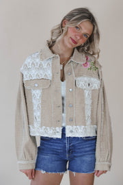 Sandy Beach Mixed Jacket