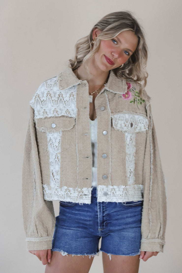 Sandy Beach Mixed Jacket