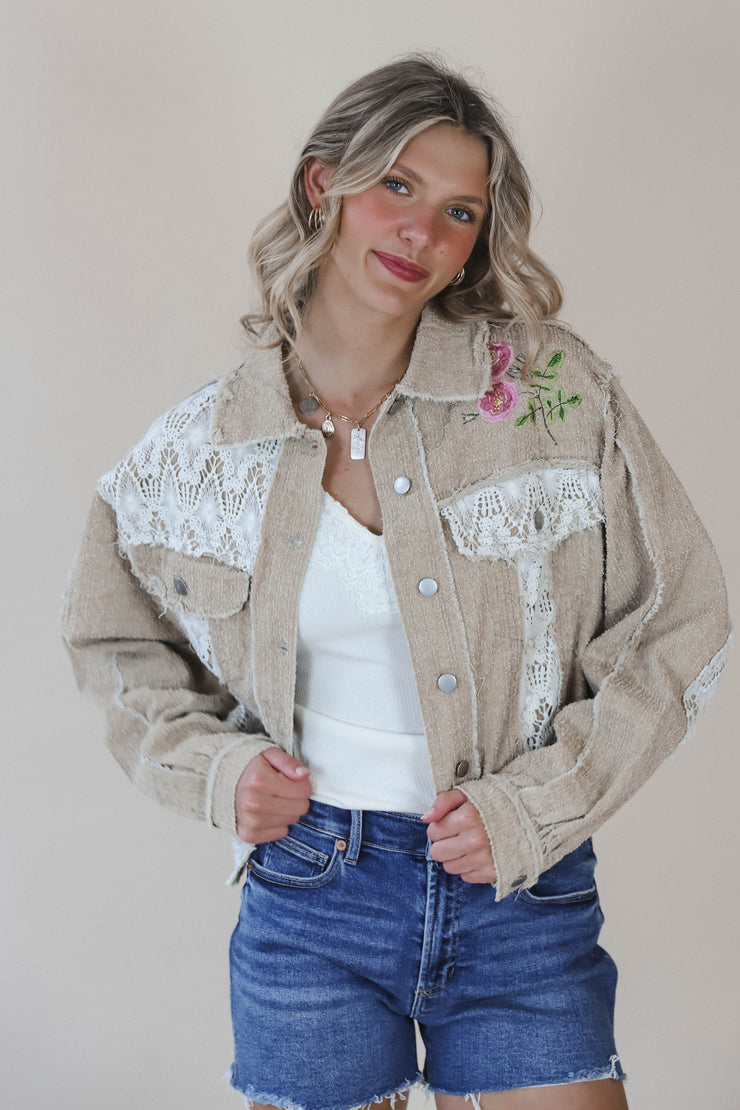 Sandy Beach Mixed Jacket