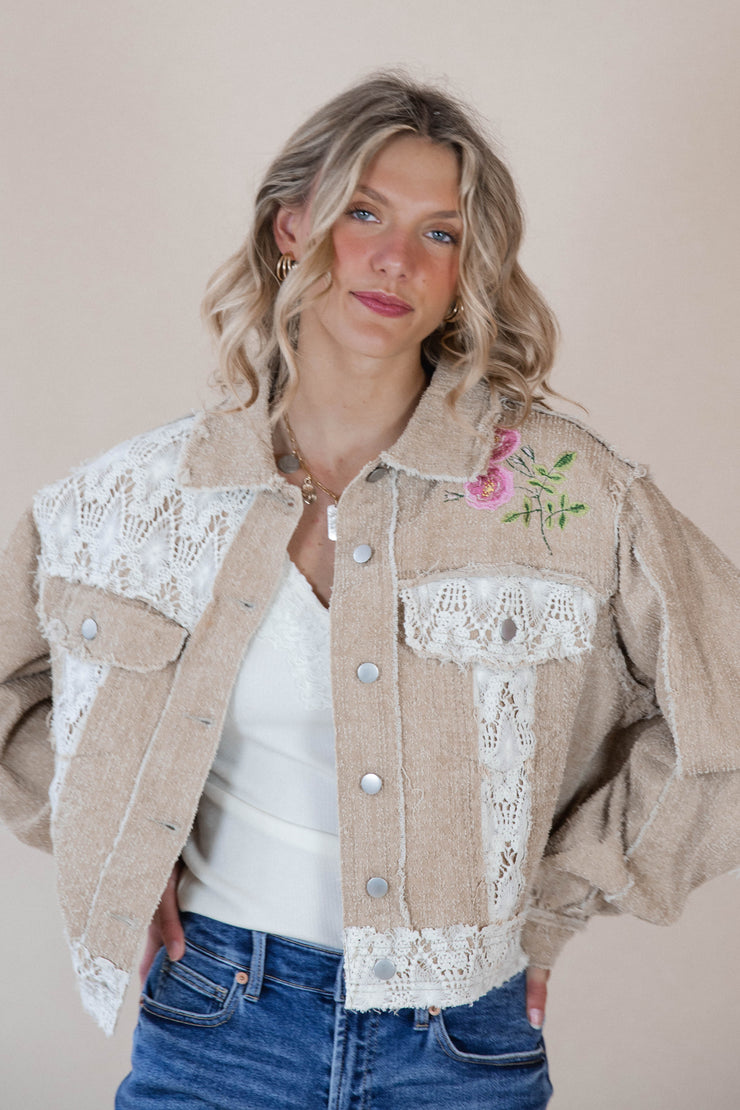 Sandy Beach Mixed Jacket