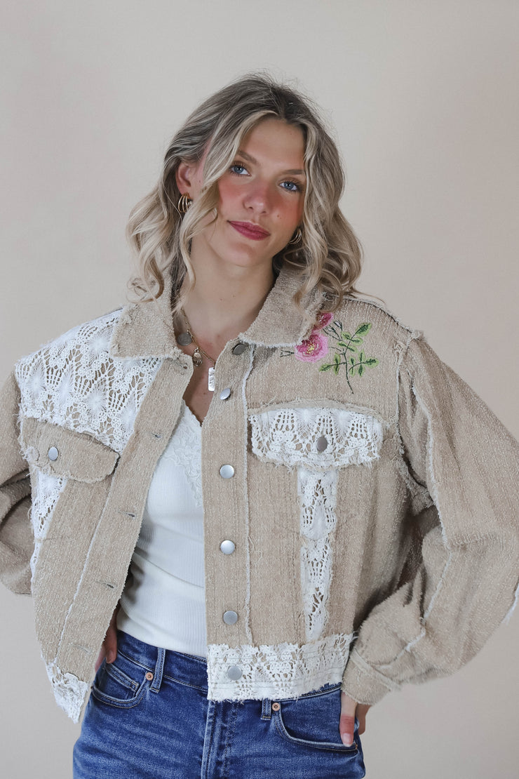 Sandy Beach Mixed Jacket