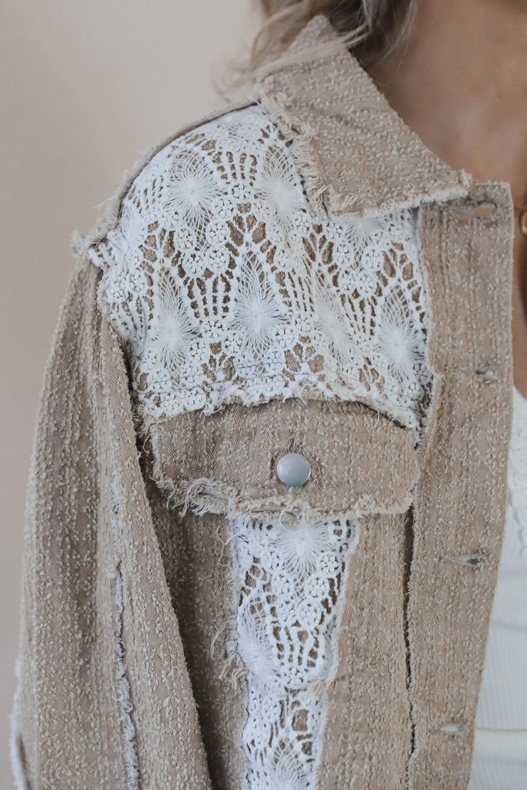 Sandy Beach Mixed Jacket