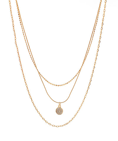 Layered Disc Necklace