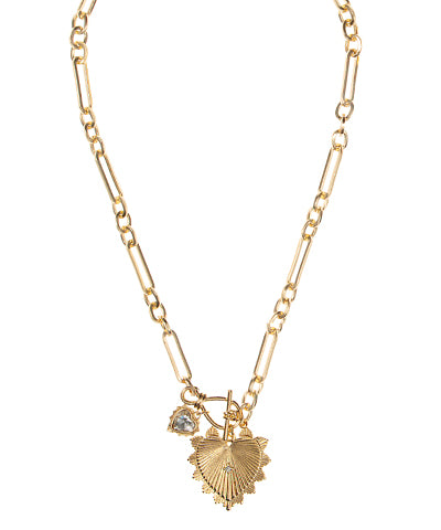 Starburst Heart Necklace