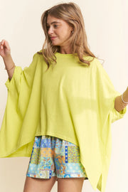 Lime Wedge Oversized Tee