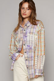 Lilac Mixed Plaid