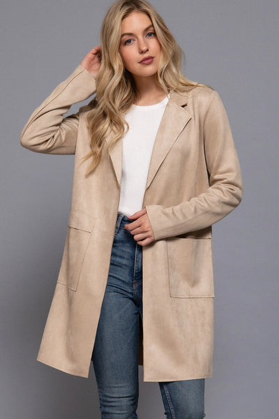 Sand Suede Jacket