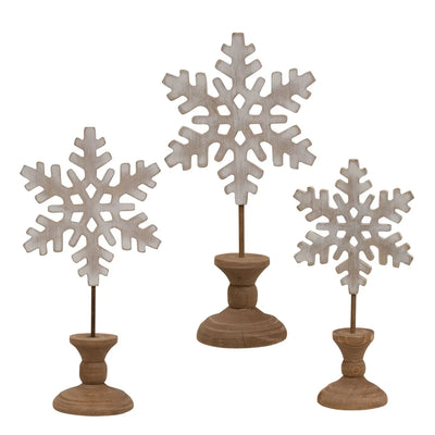 Snowflake Spindle Set