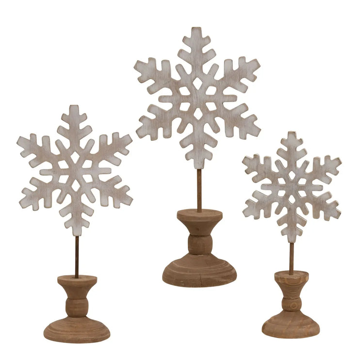 Snowflake Spindle Set