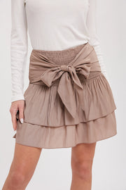 Bow Multi Top Taupe